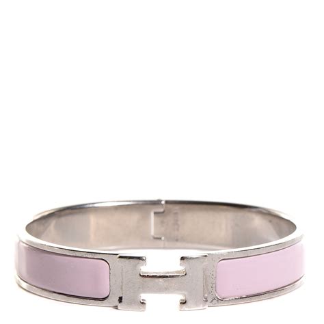 hermes gold printed enamel narrow pink blue|hermes enamel h bracelet instructions.